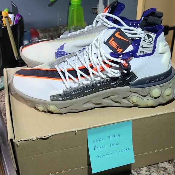 Nike ISPA react low summit white - Picture 3 of 8